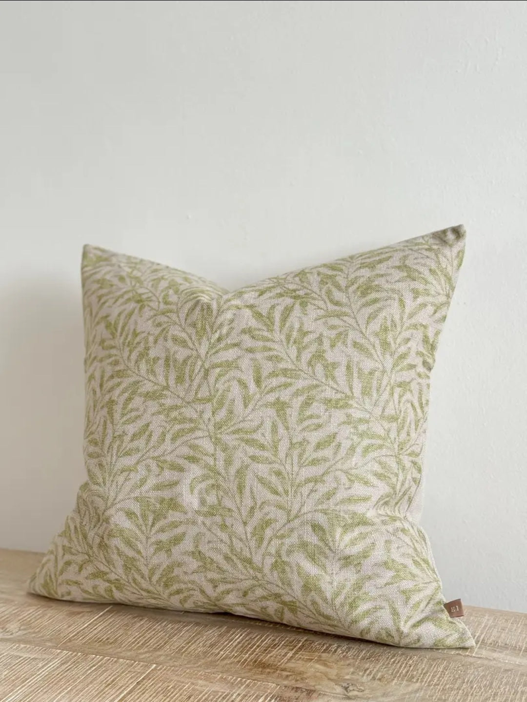 Cushion Cover – Olive Botanical