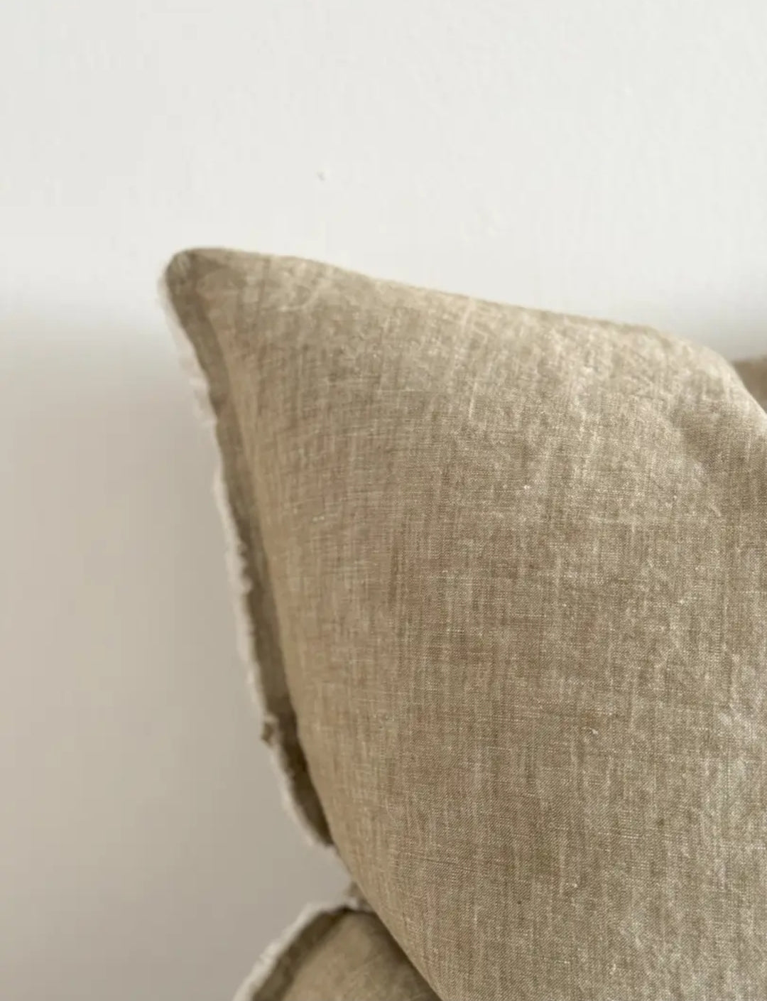 Cushion Cover – Esmee Olive Washed Linen Cushion