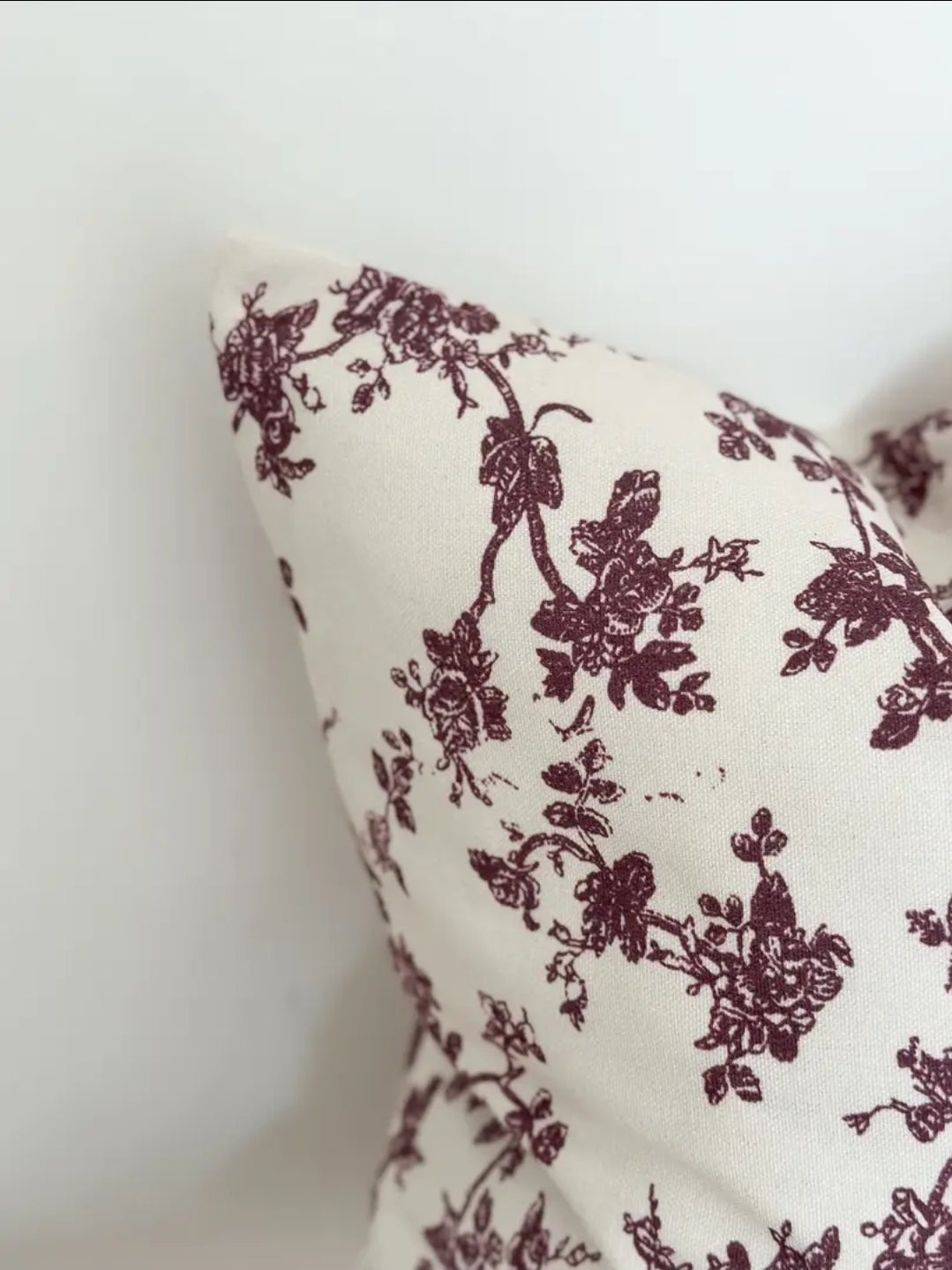 Cushion Cover – Aria Plum Print