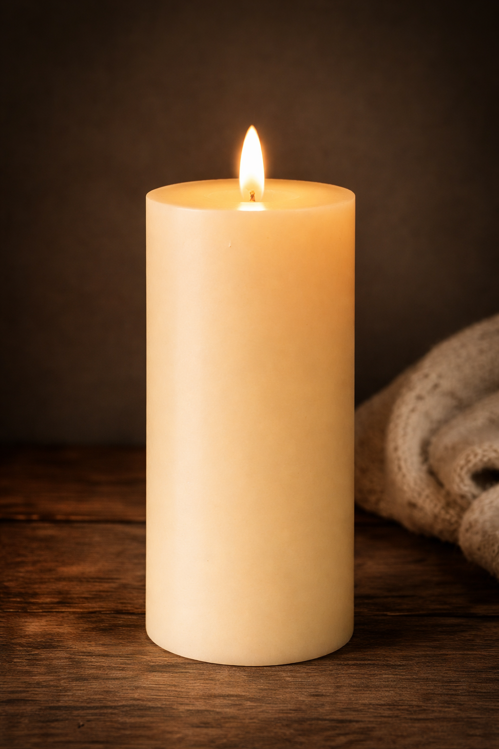 Realistic Wax LED Flameless Candles – 9” Taper, 3x8 Pillar or Set of 6 Battery Tealights