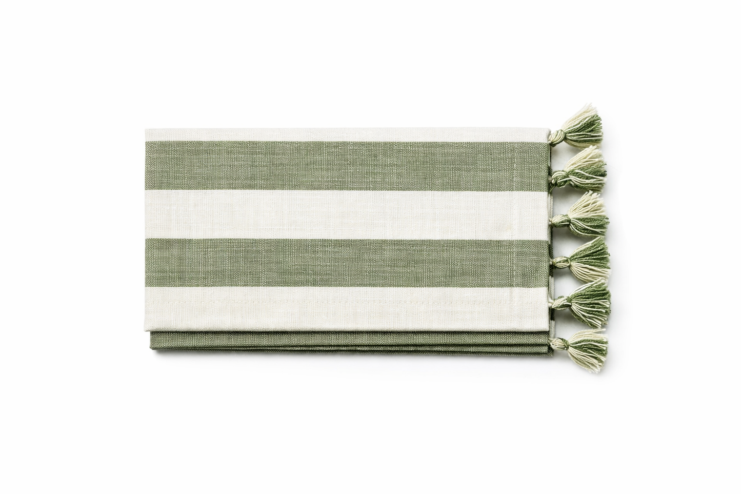 Olive & Porcelain Stripe Dining Bundle