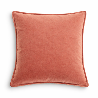 Rosewood Velvet Bedding Set with Cushions | Luxury Cotton Quilt Bedspread 140x220cm