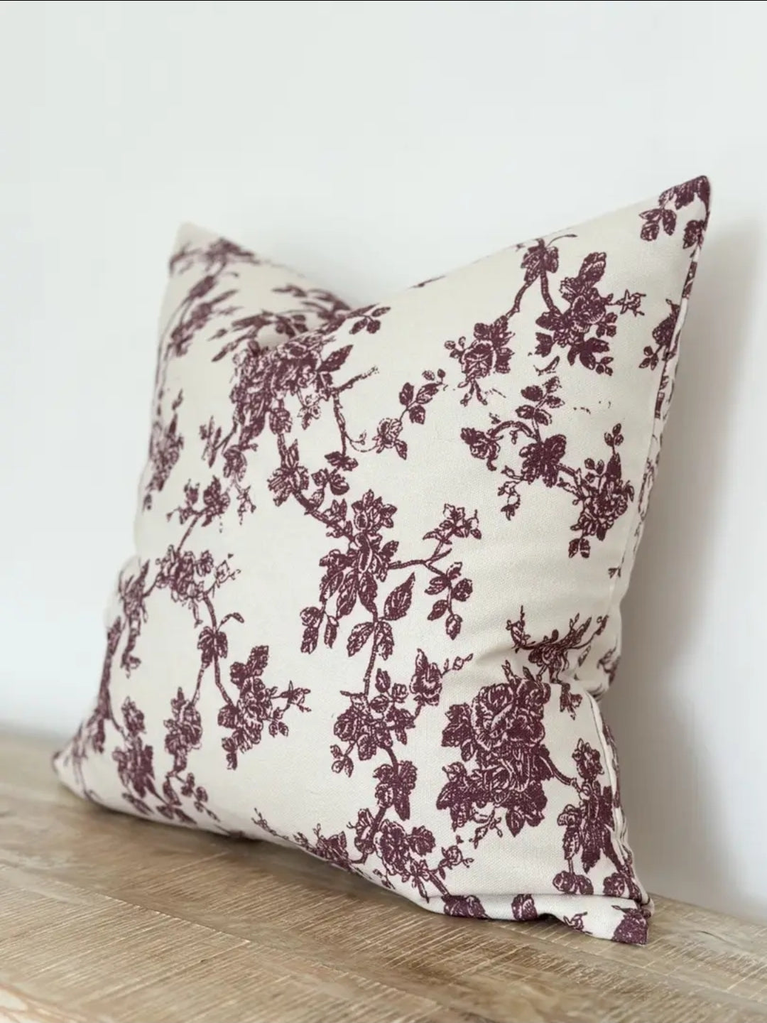 plum cushion cover