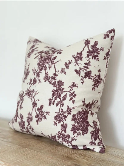 plum cushion cover