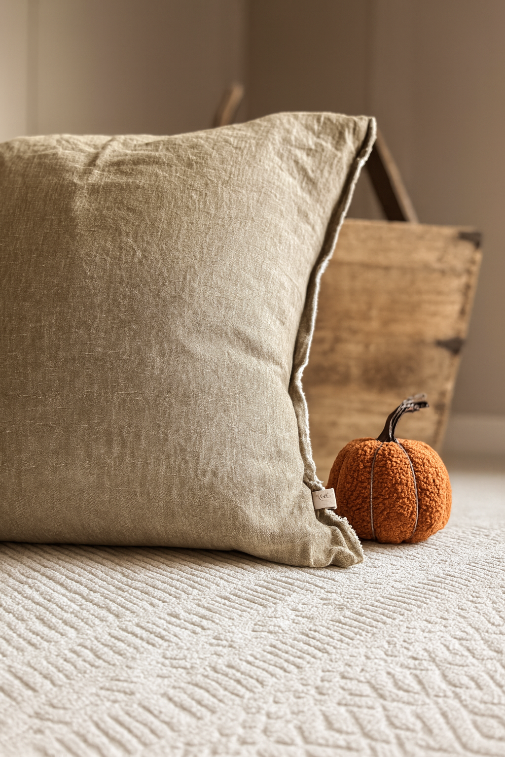 Cushion Cover – Esmee Olive Washed Linen Cushion