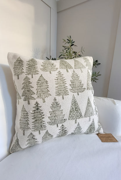 Forest Trees Cushion (43 x 43cm)  Poly filled | 100% Cotton | by Walton & Co