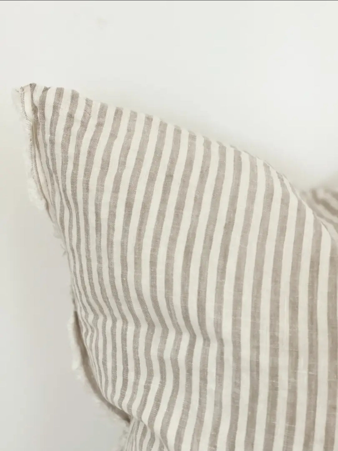 Esmee Beige Stripe Cushion Cover