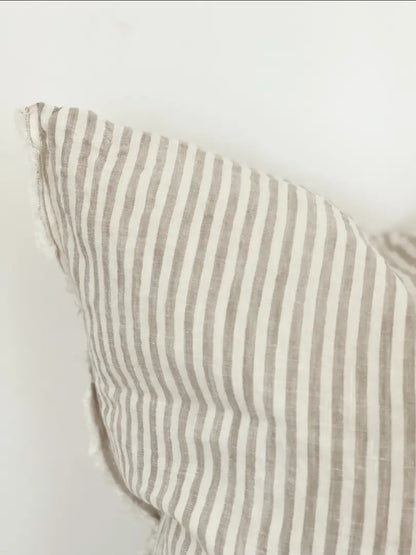 Esmee Beige Stripe Cushion Cover